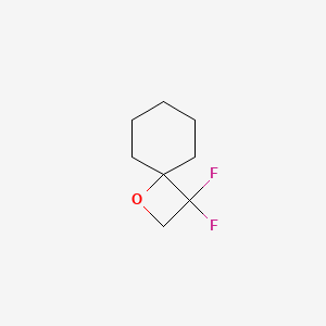 molecular formula C8H12F2O B12842345 3,3-Difluoro-1-oxaspiro[3.5]nonane 