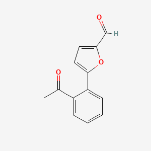 5-(2-Acetyl-phenyl)-furan-2-carbaldehyde