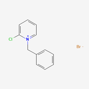 molecular formula C12H11BrClN B12842356 1-Benzyl-2-chloropyridinium bromide 