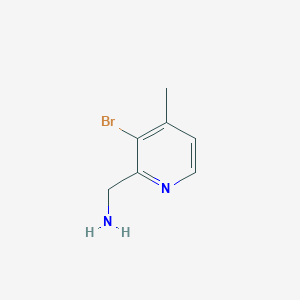 (3-Bromo-4-methylpyridin-2-yl)methanamine