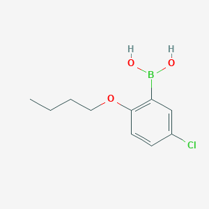 molecular formula C10H14BClO3 B1284243 (2-丁氧基-5-氯苯基)硼酸 CAS No. 352534-88-4
