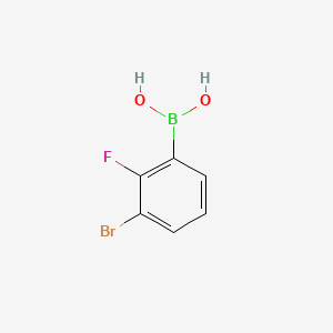 B1284245 (3-Bromo-2-fluorophenyl)boronic acid CAS No. 352535-97-8