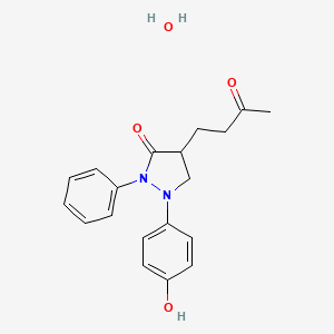 molecular formula C19H22N2O4 B12842459 Oxyphenbutazonehydrate 