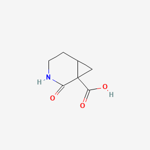 molecular formula C7H9NO3 B12842480 2-Oxo-3-azabicyclo[4.1.0]heptane-1-carboxylic acid 