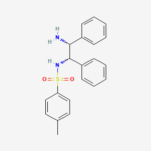 molecular formula C21H22N2O2S B12842486 N-((1S,2R)-2-Amino-1,2-diphenylethyl)-4-methylbenzenesulfonamide 