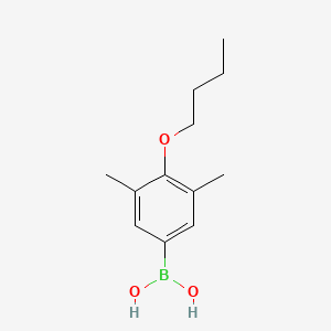molecular formula C12H19BO3 B1284249 (4-丁氧基-3,5-二甲基苯基)硼酸 CAS No. 845551-41-9