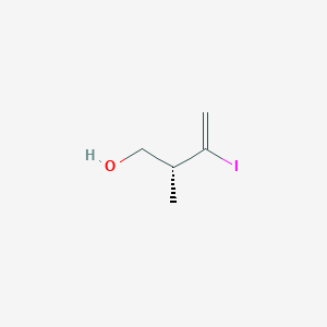 molecular formula C5H9IO B12842505 (R)-3-iodo-2-methylbut-3-en-1-ol 