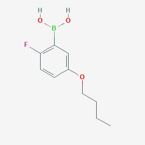 molecular formula C10H14BFO3 B1284254 5-丁氧基-2-氟苯硼酸 CAS No. 849062-31-3