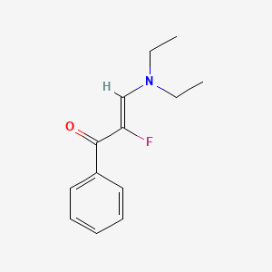 (2Z)-3-(Diethylamino)-2-Fluoro-1-Phenyl-2-Propen-1-One