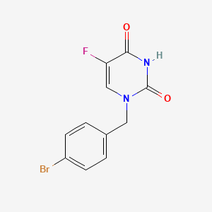 Uracil, 1-(p-bromobenzyl)-5-fluoro-