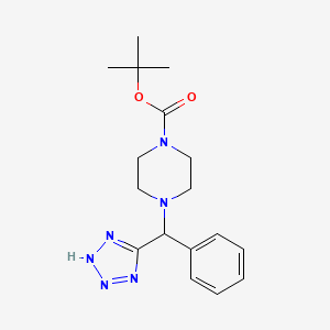 tert-Butyl 4-(phenyl(1H-tetrazol-5-yl)methyl)piperazine-1-carboxylate