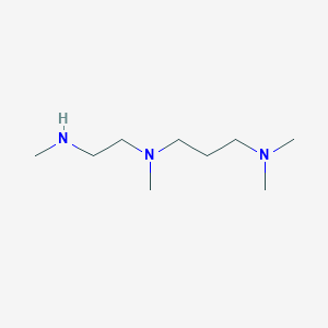 molecular formula C9H23N3 B12842604 N1,N1,N3-Trimethyl-N3-(2-(methylamino)ethyl)propane-1,3-diamine 