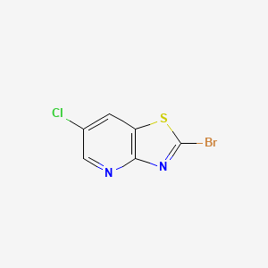 2-Bromo-6-chlorothiazolo[4,5-b]pyridine