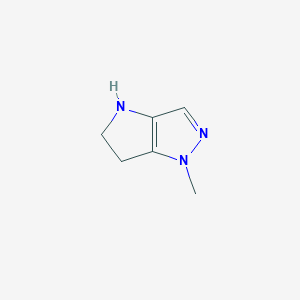 Pyrrolo[3,2-c]pyrazole, 1,4,5,6-tetrahydro-1-methyl-