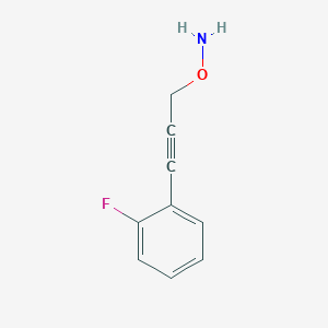 O-[3-(2-fluorophenyl)prop-2-ynyl]hydroxylamine