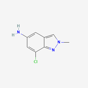 7-chloro-2-methyl-2H-indazol-5-amine