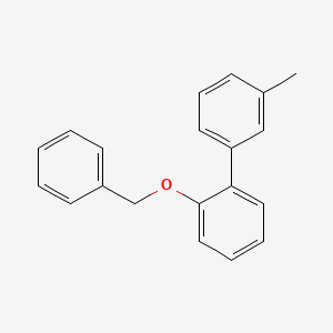 molecular formula C20H18O B12842702 2-(Benzyloxy)-3'-methyl-1,1'-biphenyl 