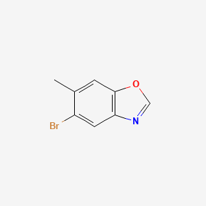 5-bromo-6-methyl-1,3-benzoxazole