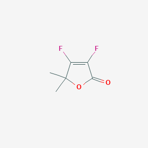 molecular formula C6H6F2O2 B12842765 3,4-Difluoro-5,5-dimethyl-2(5H)-furanone 