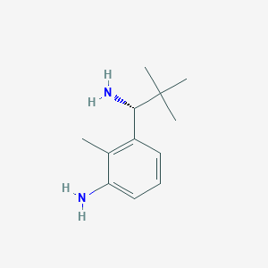 molecular formula C12H20N2 B12842779 (R)-3-(1-amino-2,2-dimethylpropyl)-2-methylaniline 