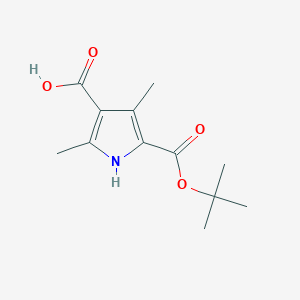 5-(tert-butoxycarbonyl)-2,4-dimethyl-1H-pyrrole-3-carboxylic acid