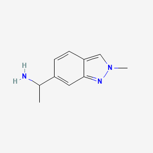 6-(1-Aminoethyl)-2-methyl-2H-indazole