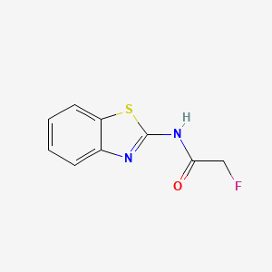 molecular formula C9H7FN2OS B12842838 N-2-Benzothiazolyl-2-Fluoro-Acetamide 