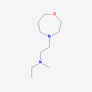 molecular formula C10H22N2O B12842846 N-ethyl-N-methyl-2-(1,4-oxazepan-4-yl)ethanamine 