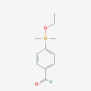 molecular formula C11H16O2Si B12842859 4-(Ethoxydimethylsilyl)benzaldehyde 