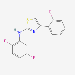 2-(2,5-Difluorophenyl)amino-4-(2-fluorophenyl)thiazole