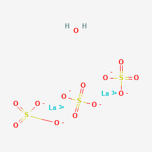 molecular formula H2La2O13S3 B12842965 Lanthanum(III) sulfate hydrate 