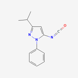 3-Isopropyl-5-isocyanato-1-phenyl-1H-pyrazole