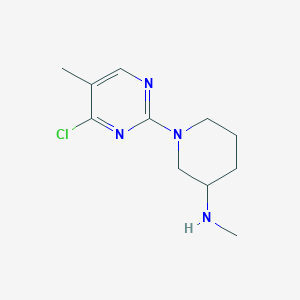 molecular formula C11H17ClN4 B12843001 1-(4-chloro-5-methylpyrimidin-2-yl)-N-methylpiperidin-3-amine 