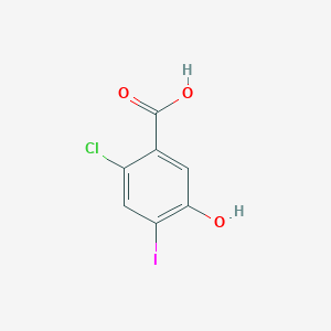 2-Chloro-5-hydroxy-4-iodobenzoic acid