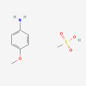 molecular formula C8H13NO4S B12843039 p-Anisidine methanesulphonic acid 