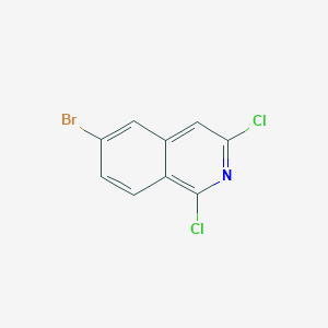 molecular formula C9H4BrCl2N B1284304 6-Bromo-1,3-dichloroisoquinoline CAS No. 552331-05-2