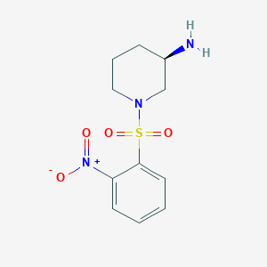 (R)-1-((2-Nitrophenyl)sulfonyl)piperidin-3-amine