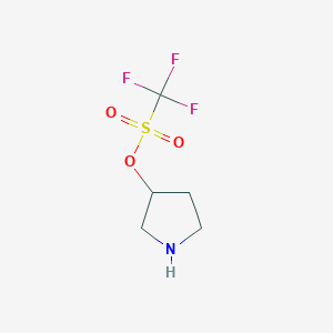 Pyrrolidin-3-yl trifluoromethanesulfonate