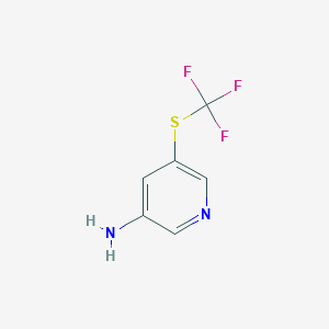 5-((Trifluoromethyl)thio)pyridin-3-amine