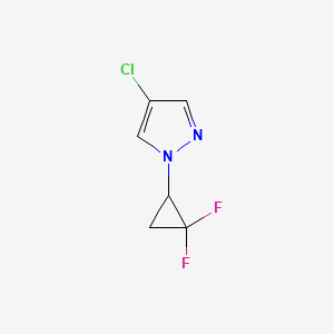 4-Chloro-1-(2,2-difluorocyclopropyl)-1H-pyrazole