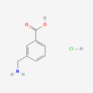 molecular formula C8H10ClNO2 B1284310 3-(Aminomethyl)benzoic acid hydrochloride CAS No. 876-03-9