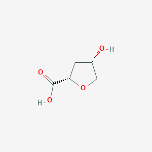 molecular formula C5H8O4 B12843103 cis-4-Hydroxytetrahydrofuran-2-carboxylic acid 