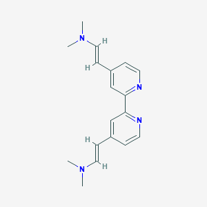 2,2'-([2,2'-Bipyridine]-4,4'-diyl)bis(N,N-dimethylethen-1-amine)