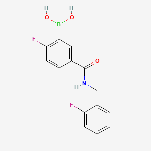 2-Fluoro-5-(2-fluorobenzylcarbamoyl)benzeneboronic acid