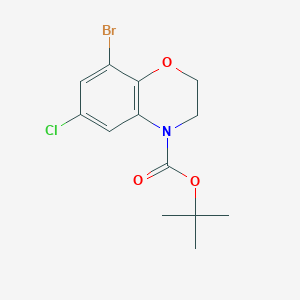 4-N-Boc-8-bromo-6-chloro-2,3-dihydro-benzo[1,4]oxazine