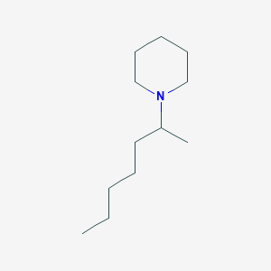 B128432 1-(Heptan-2-YL)piperidine CAS No. 150617-75-7