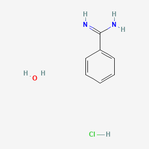 B1284320 Benzamidine hydrochloride hydrate CAS No. 206752-36-5