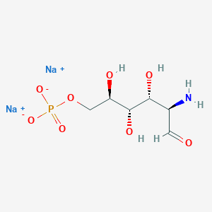 molecular formula C6H12NNa2O8P B12843207 Sodium (2R,3S,4R,5R)-5-amino-2,3,4-trihydroxy-6-oxohexyl phosphate 