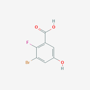 3-Bromo-2-fluoro-5-hydroxybenzoic acid