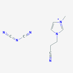 3-(2-Cyanoethyl)-1-methyl-1H-imidazol-3-ium N-cyanocyanamide salt